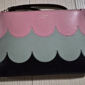 Kate Spade Pink, Mint, and Black Clutch